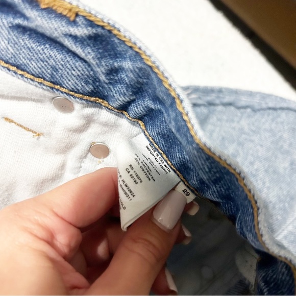 Helmut Lang Denim Cut off Boy Short Size 29 - Picture 6 of 8